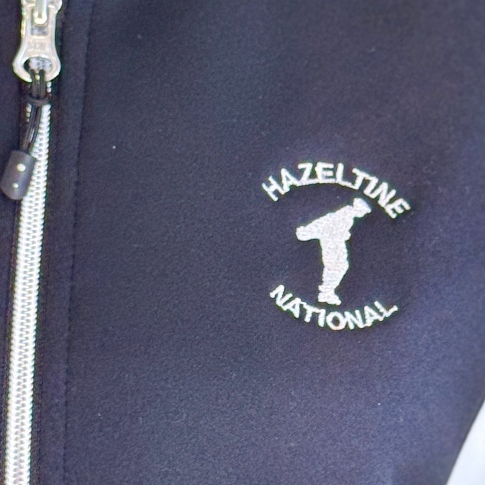 Sunice‎ Golf Vest Women Small from Hazeltine National Black White Zip-Up EUC - Picture 2 of 10